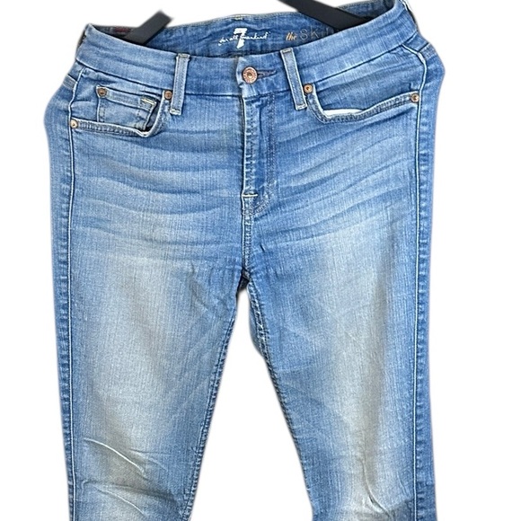 7 For All Mankind Denim - 7 For All Mankind Women's Blue Jeans.